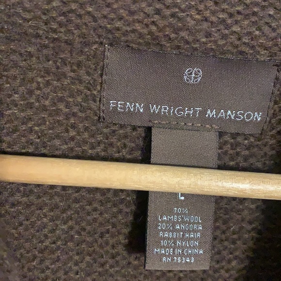 Fenn Wright Manson brown lambs wool sweater - Picture 4 of 8